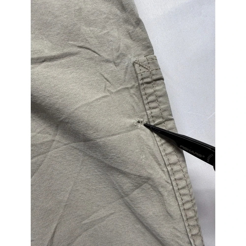 Carhartt Loose Canvas Utility Work Pants‎ Mens 36x32 Tan Original Dungaree Fit
